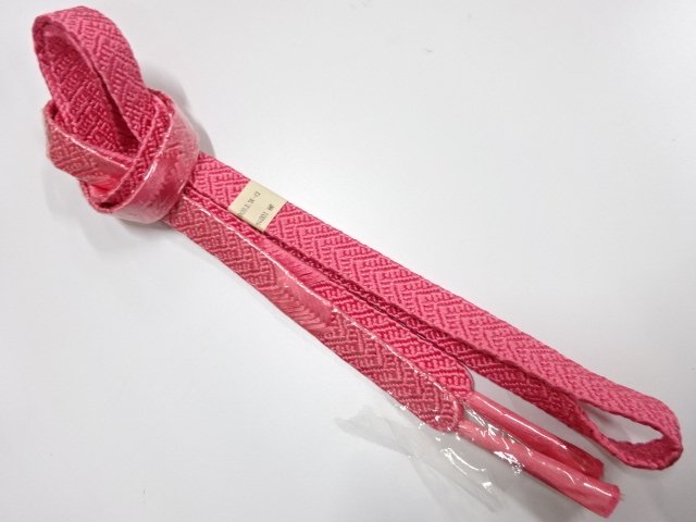 JAPANESE HAND-TIED OBIJIME CORD FOR FURISODE / UNUSED